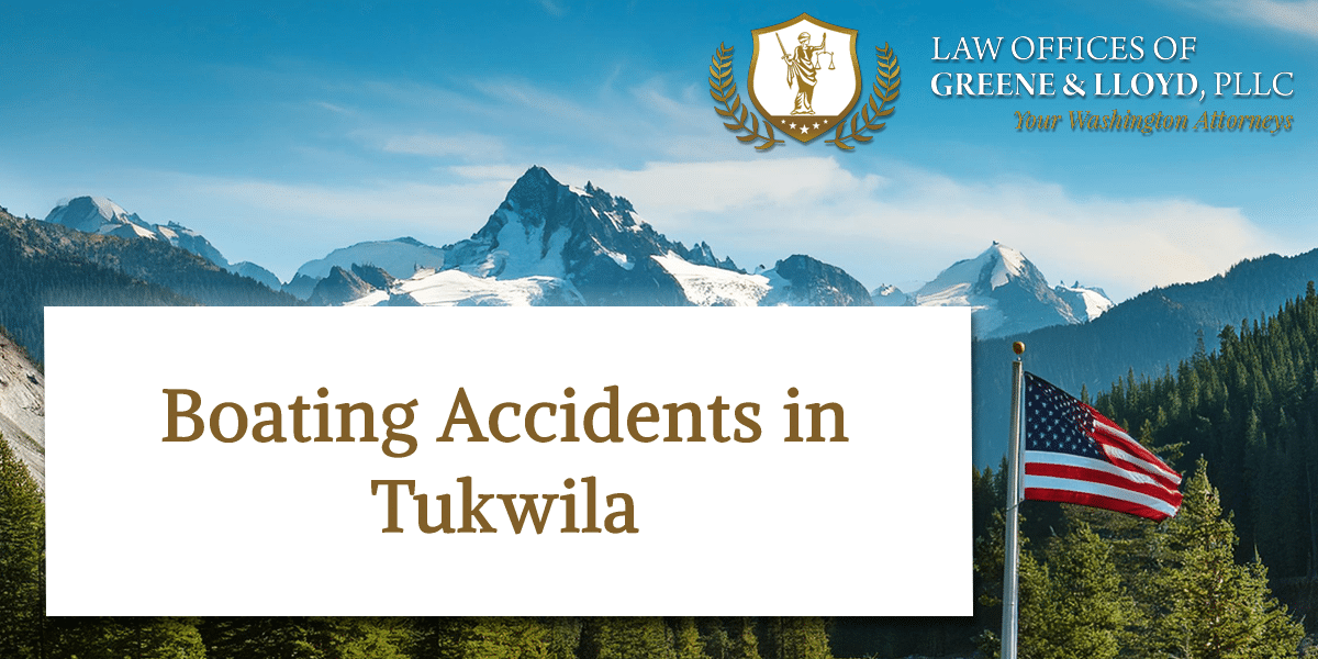 Boating Accidents in Tukwila Washington - New